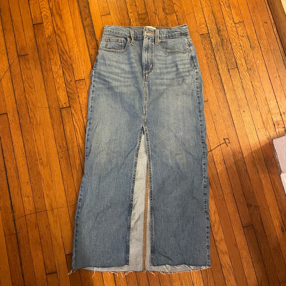 Perfect Denim Maxi Skirt